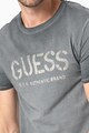 GUESS JEANS Tricou din amestec de bumbac organic cu imprimeu logo Barbati