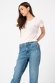 GUESS JEANS Tricou din amestec de modal cu logo Femei