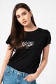 GUESS JEANS Tricou din amestec de modal cu imprimeu text Femei