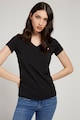 GUESS Tricou slim fit cu decolteu in V Femei