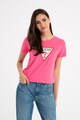 GUESS JEANS Tricou de bumbac organic cu imprimeu logo Femei