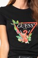 GUESS JEANS Tricou de bumbac cu imprimeu logo Femei