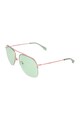 Zadig & Voltaire Ochelari de soare aviator unisex cu lentile uni Femei