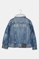 GUESS JEANS Дънково яке със захабен ефект Момчета