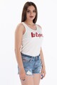 Lee Cooper Top cu imprimeu logo Femei