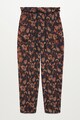 Mango Pantaloni jogger vaporosi cu talie inalta si imprimeu floral Maldi Femei