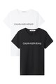 CALVIN KLEIN JEANS Set de tricouri slim fit de bumbac organic -2 piese Femei
