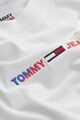 Tommy Jeans Tricou crop din bumbac organic Femei