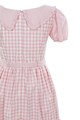 ambar studio Rochie midi cu model gingham si guler supradimensionat Luna Femei