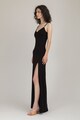 MURMUR Rochie maxi cu decolteu in V si slit lateral Femei