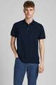 Jack & Jones Tricou polo din material pique cu imprimeu grafic Barbati