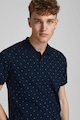 Jack & Jones Tricou polo din material pique cu imprimeu grafic Barbati