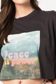 Noisy May Tricou de bumbac organic cu imprimeu grafic Melanie Femei