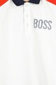 BOSS Galléros póló és rövidnadrág szett logómintával Fiú