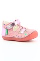 Kickers kids Pantofi de piele cu velcro Fete