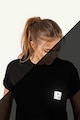 PORC Uniszex póló fényvisszaverő logós foltrátéttel férfi
