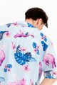 PORC Унисекс флорална риза с джоб на гърдите Жени