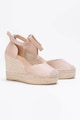 Il Passo Sandale tip espadrille wedge de piele Erlinda Femei