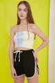 Trendyol Crop top és rövidnadrág szett női