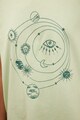 Trendyol Tricou de bumbac organic cu imprimeu Femei