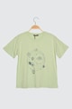 Trendyol Tricou de bumbac organic cu imprimeu Femei