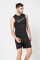 Nike Top slim fit cu imprimeu logo si Dri-Fit, pentru fitness Barbati