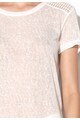 ICHI Tricou alb cu detalii crosetate Lirette Femei