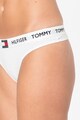 Tommy Hilfiger Chiloti tanga cu banda logo in talie Femei