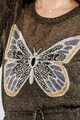 Twinset Rochie stralucitoare cu detaliu fluture din material jacquard Femei