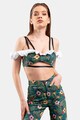 Divalo Kivágott vállú crop top női