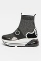 Liu Jo Pantofi sport mid-cut cu aspect stralucitor Air Maxi 9 Femei