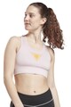 Reebok Bustiera cu segment de plasa, pentru fitness Femei