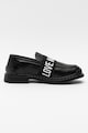 Love Moschino Pantofi loafer din piele cu banda logo Femei