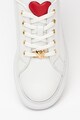 Love Moschino Pantofi sport cu talpa wedge si accesoriu cu lant Femei