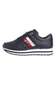 Tommy Hilfiger Pantofi sport de piele cu logo brodat Femei