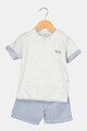 Pierre Cardin Baby Set de tricou si pantaloni scurti cu model in dungi Baieti