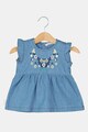 Pierre Cardin Baby Set de colanti scurti si bluza din material chambray Fete