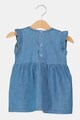 Pierre Cardin Baby Rochie din material chambray cu broderie florala Fete