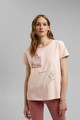 Esprit Tricou de bumbac organic cu imprimeu grafic Femei