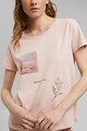 Esprit Tricou de bumbac organic cu imprimeu grafic Femei