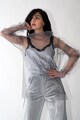 Lova By Mihaylova Bluza de plasa cu aspect transparent Femei