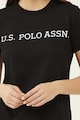 U.S. Polo Assn. Logómintás pamut pizsamafelső női