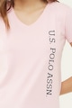 U.S. Polo Assn. Домашна тениска с шпиц и лого Жени