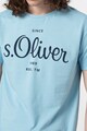 s.Oliver Tricou cu decolteu la baza gatului si imprimeu logo Barbati