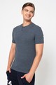 SUPERDRY Tricou slim fit de bumbac organic cu guler Henley Barbati