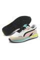 Puma Pantofi sport din material textil si piele intoarsa City Rider Femei