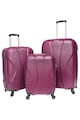 Kring Set 3 trolere BIGGER, ABS, marime S+M+L, culoare light burgundy Femei