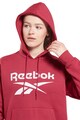 Reebok Hanorac cu buzunar kangaroo si imprimeu logo, pentru fitness Identity Femei