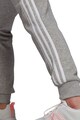 adidas Sportswear Pantaloni sport slim fit cu 3 dungi Essentials Femei