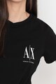 ARMANI EXCHANGE Tricou regular fit de bumbac cu logo pe piept Femei